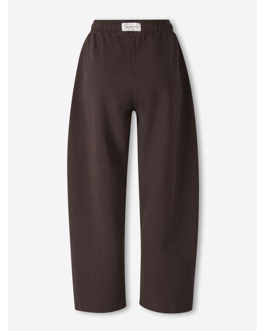 Jacquemus Brown Cotton Corso Joggers