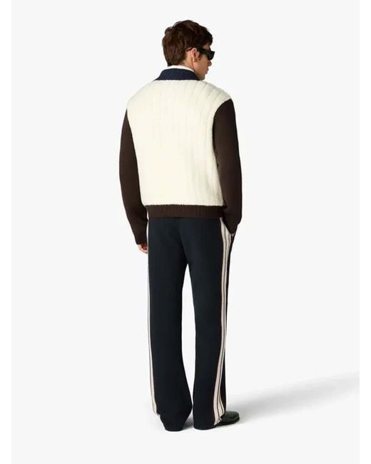 Casablanca Black Café Culture Knit Jacket for men