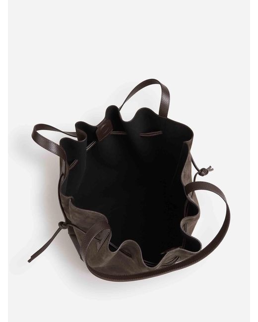 Yuzefi Black Scallop Tote Bag