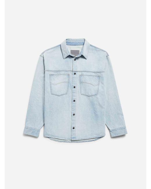 Balenciaga Blue Denim Overshirt for men