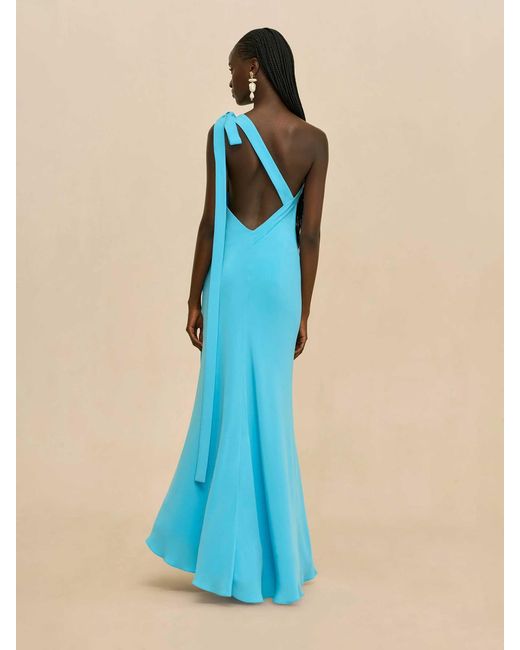 Cult Gaia Blue Florence Maxi Dress