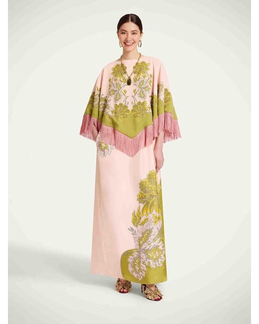 LaDoubleJ Pink Printed Mini Poncho