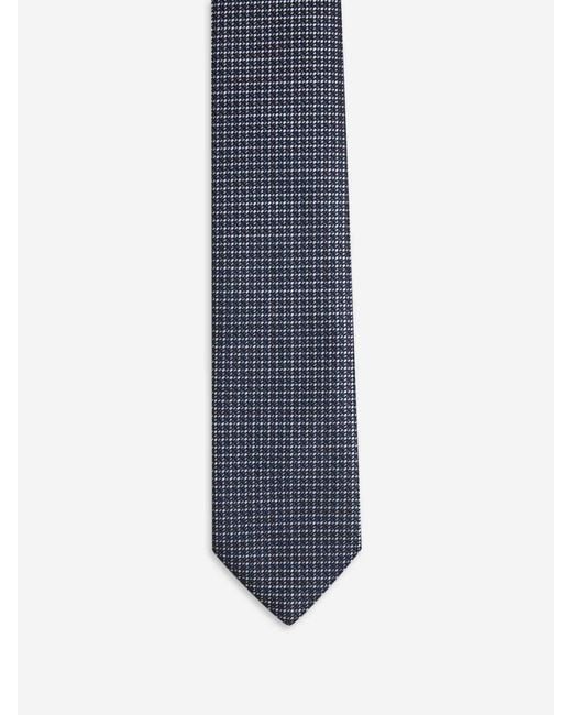 Brioni Blue Textured Tie for men