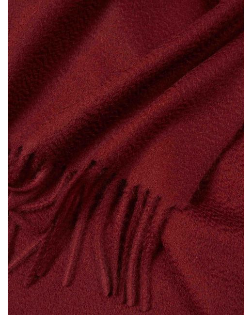 Santa Eulalia Red Cashmere Scarf for men