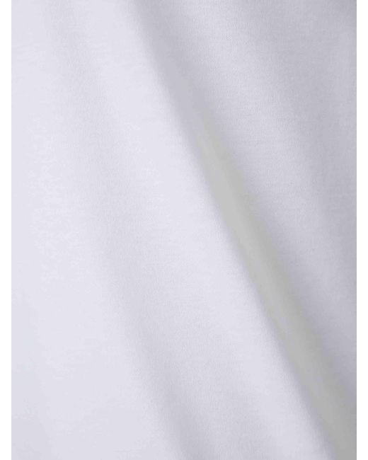 Zimmerli of Switzerland White Round Neck T-Shirt for men