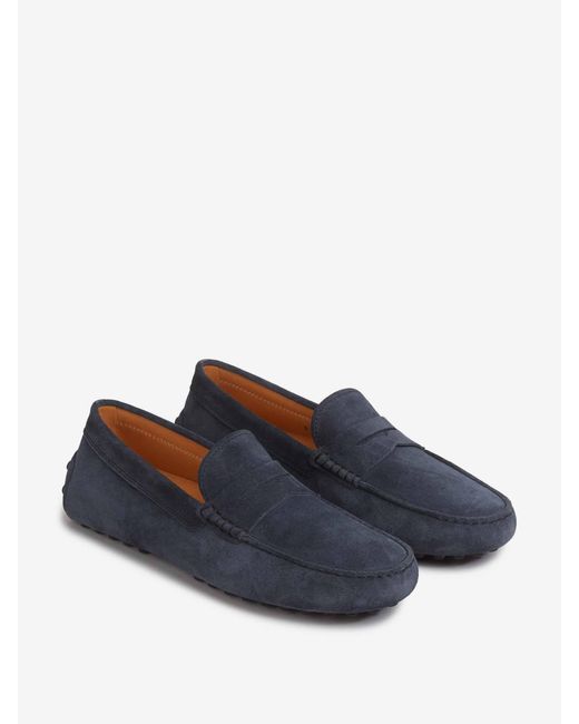 Tod's Blue Gommino Loafers for men