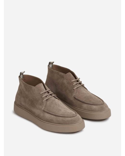 Officine Creative Brown Frame 002 Ankle Boots for men