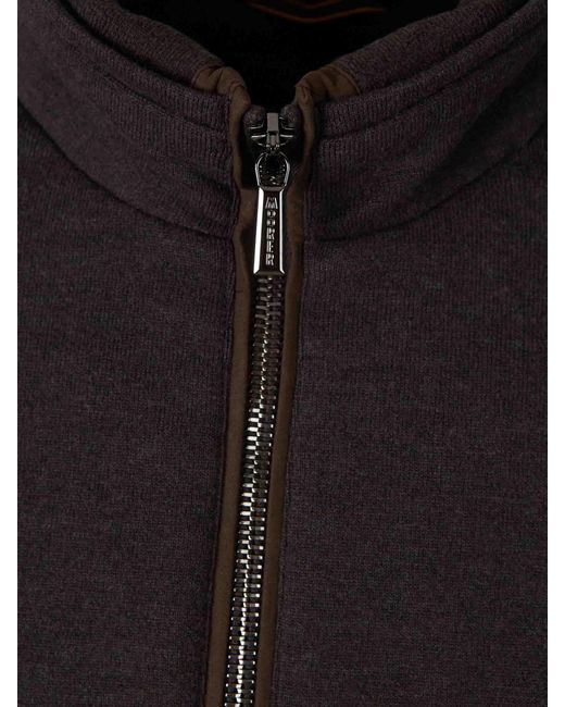 Moorer Black Bellati-Mrw Casual Jacket for men