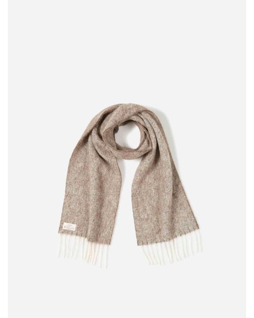 Santa Eulalia White Alpaca Scarf for men