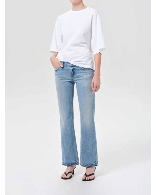 Agolde White Theo T-Shirt