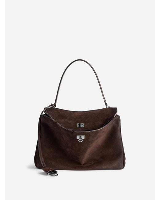 Balenciaga Brown Rodeo Medium Bag