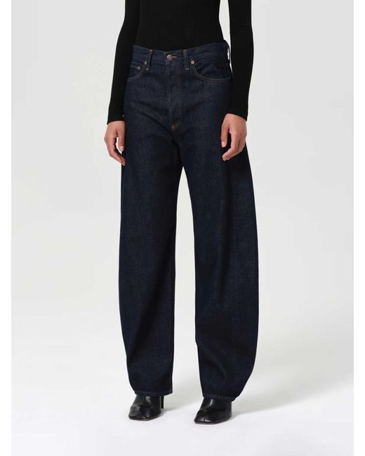 Agolde Blue Luna Pieced Jeans
