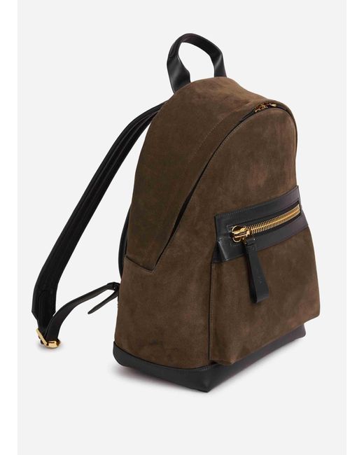Sac À Dos En Daim Buckley Tom Ford pour homme en coloris Brown