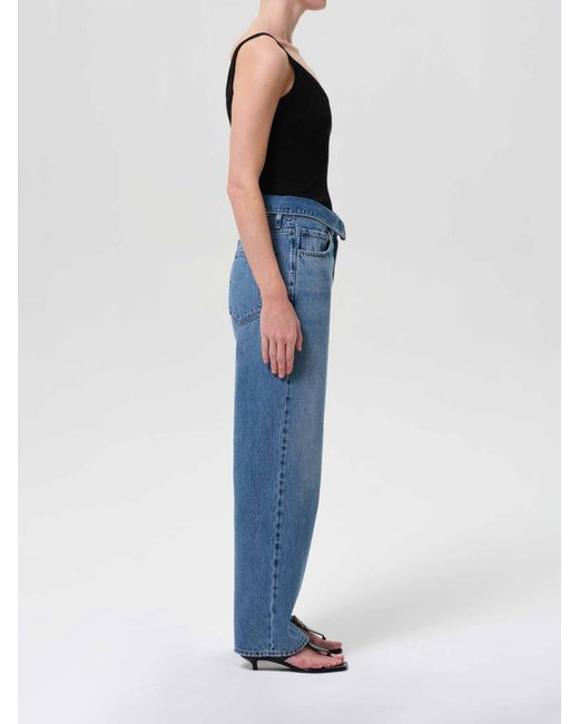 Agolde Blue Echo Taper Jeans