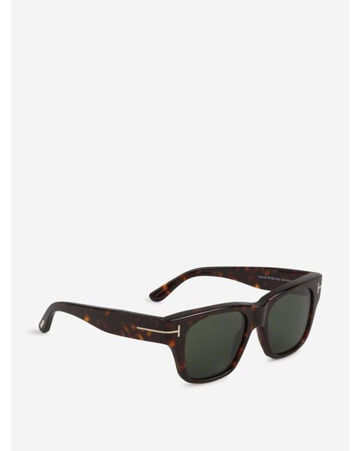 Tom Ford Green Rectangular Sunglasses for men