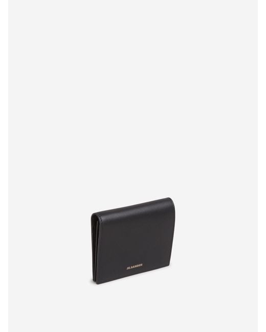 Jil Sander White Leather Wallet for men