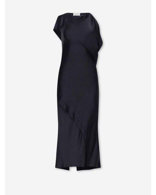 Victoria Beckham Blue Kyra Midi Dress