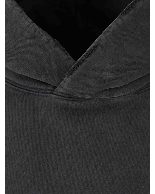 Sudadera Capucha Algodón Balenciaga de hombre de color Black