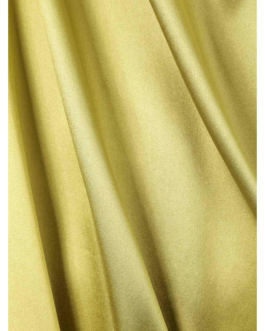 Robe Mi-Longue Drapée Dries Van Noten en coloris Green