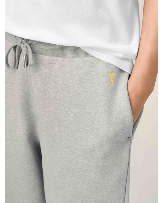 Joggers Algodón AMI de hombre de color Gray