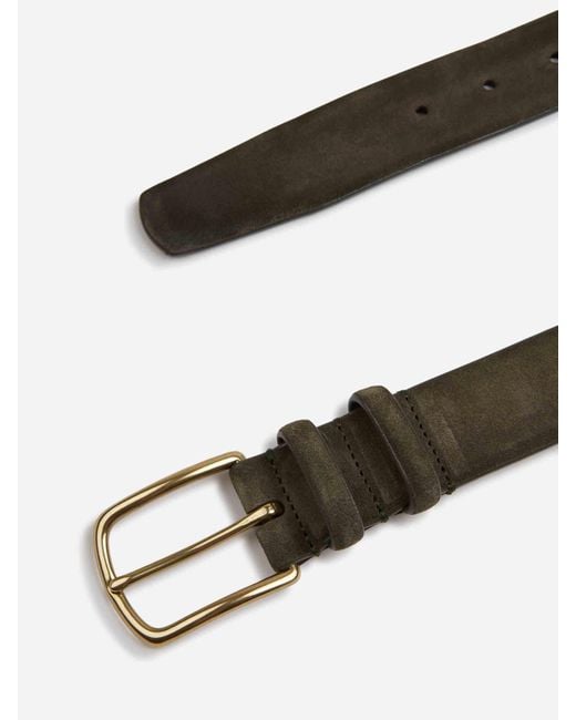 Officine Creative Green Oc Strip Belt for men
