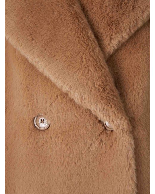 Herno Brown Short Fur Coat