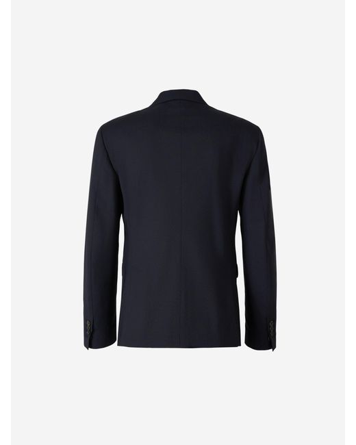 DSquared² Blue Plain Wool Suit for men