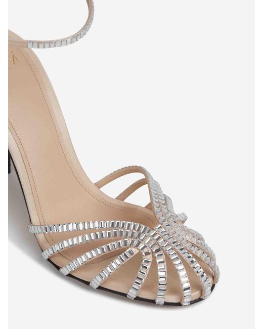ALEVI White Penelope Xtal Sandals