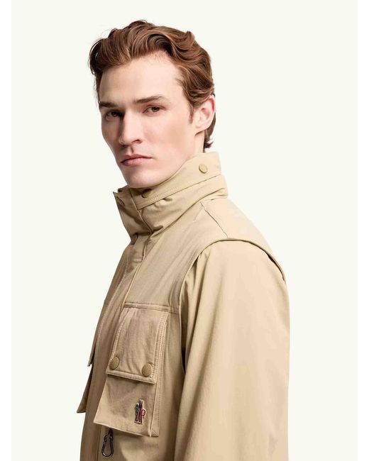 Moncler Natural Moncler Lione Hooded -In-1 Field Jacket for men