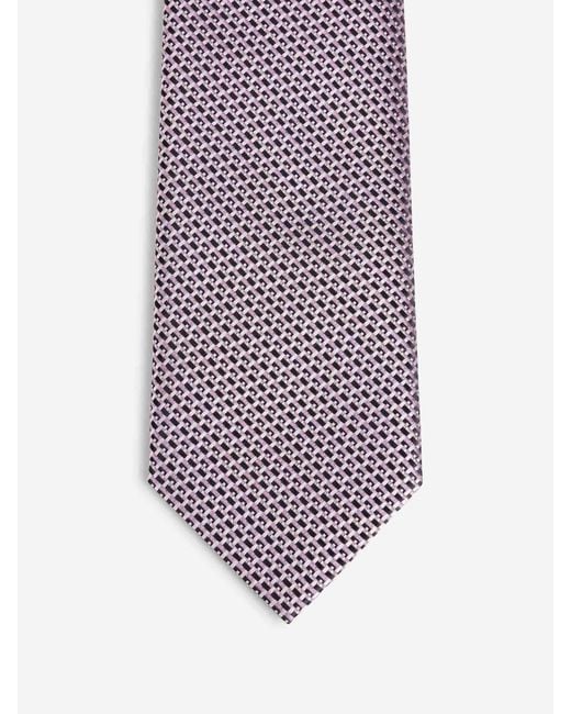Tom Ford White Textured Tie for men