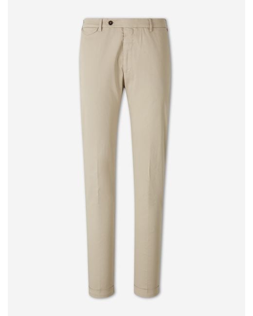 Santa Eulalia Natural Straight Chino Trousers for men