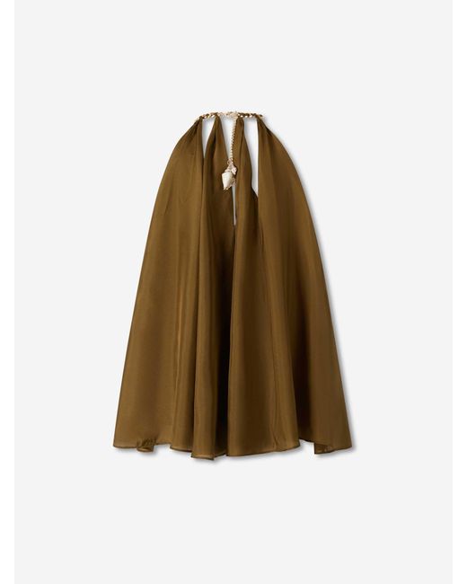 Zimmermann Natural Halter Neck Blouse