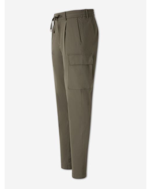 Berwich Gray Straight Cargo Pants for men