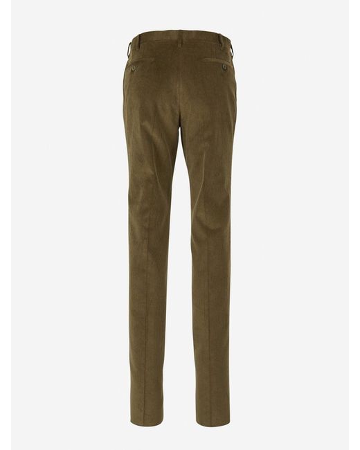 Santa Eulalia Green Chinos With Pleats for men