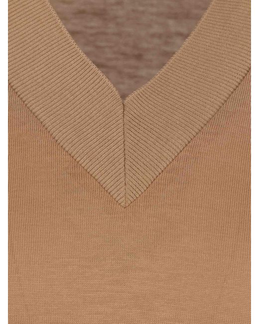 Herno Natural Pullover Mit V-Ausschnitt