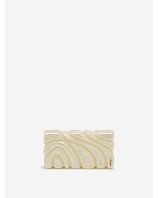 Cult Gaia Natural Aura Clutch Bag