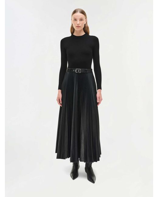 Jonathan Simkhai Black Midi Dress Abilene