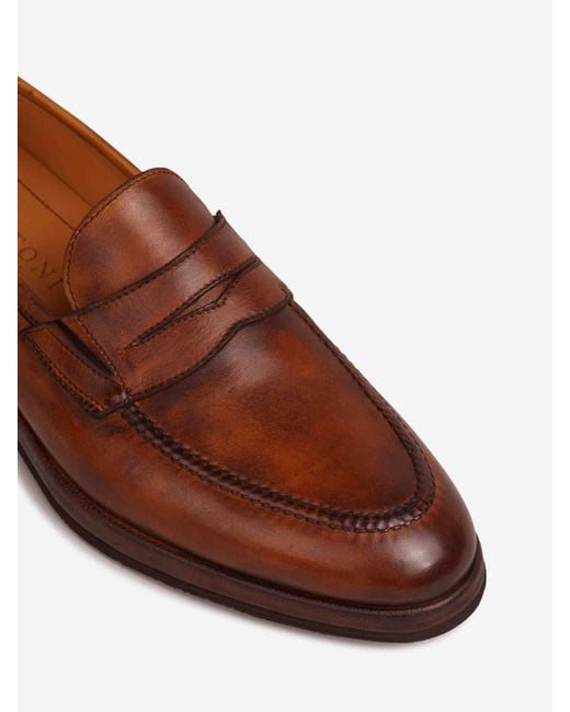 Bontoni Brown Prince Welt Moccasin for men