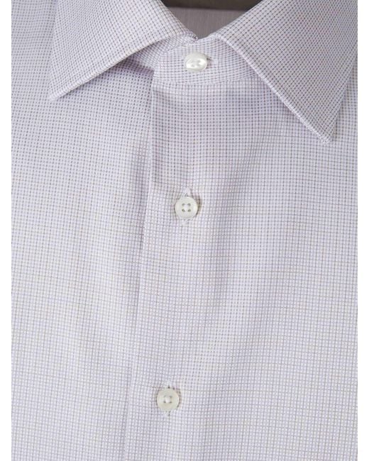 Camicia di Canali in Blue da Uomo