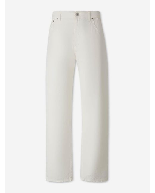 PT Torino White Straight Jeans for men