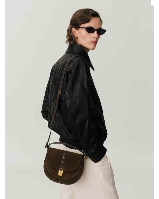 DeMellier London White Siena Saddle Tote Bag