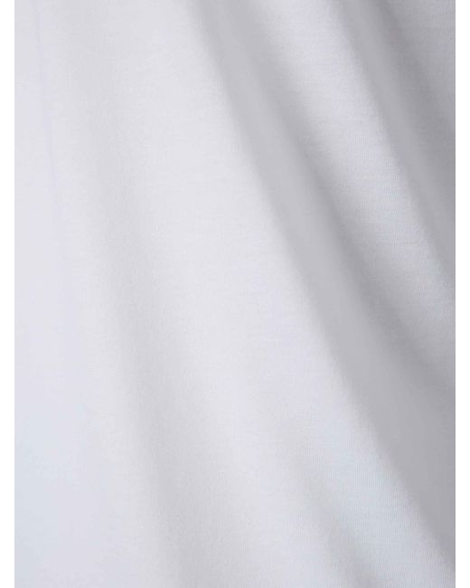 Camiseta Lyocell di Tom Ford in White da Uomo