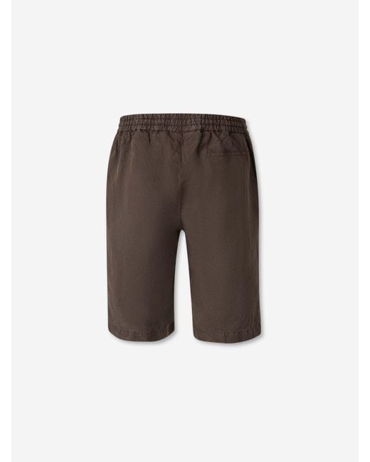 Santa Eulalia Gray Straight Bermuda Shorts for men