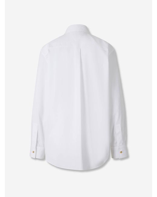 Camisa Lisa Algodón Bottega Veneta de color White