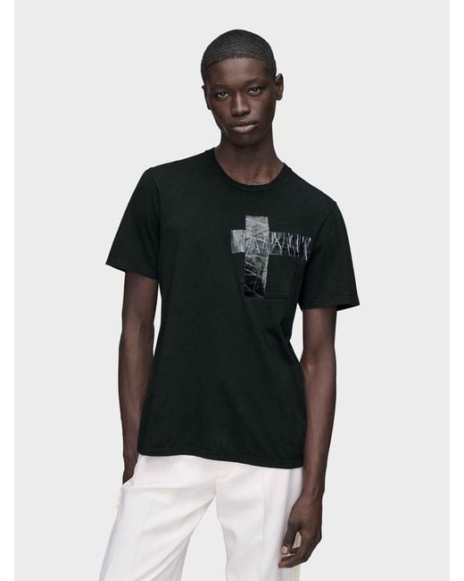 Maison Margiela Black Round Neck T-Shirt for men