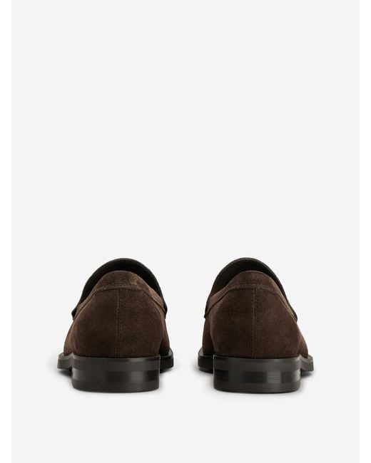Tod's Brown Suede Loafers for men