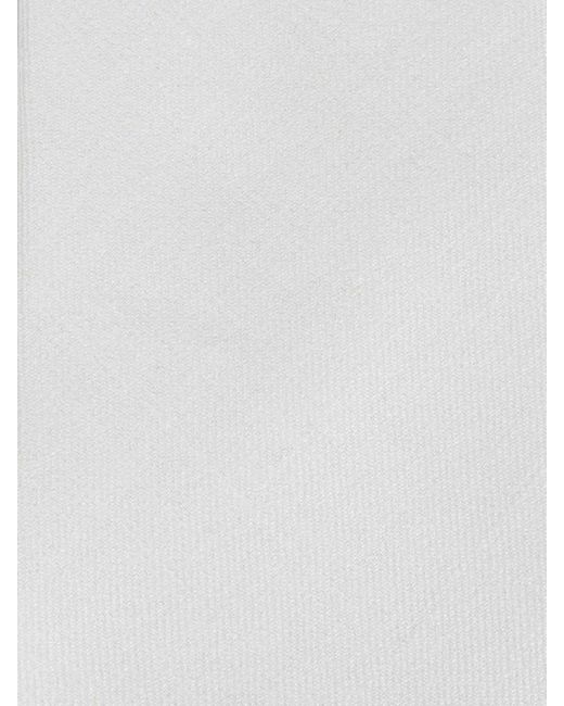 Santa Eulalia White Classic Silk Tie for men
