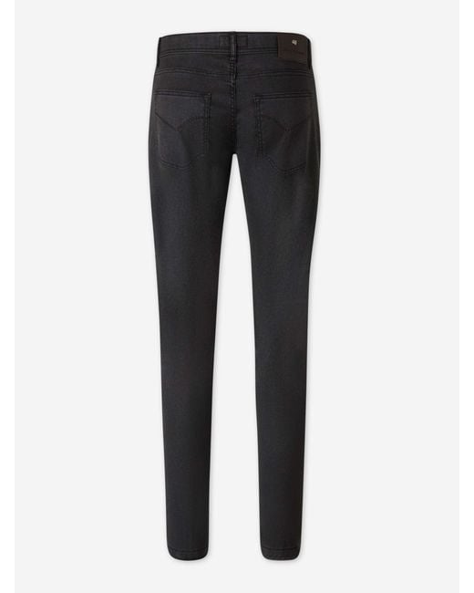 Marco Pescarolo Black Straight Wool Trousers for men