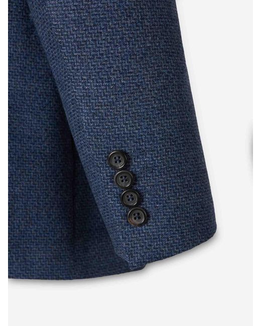 Canali Blue Blazer Straight for men