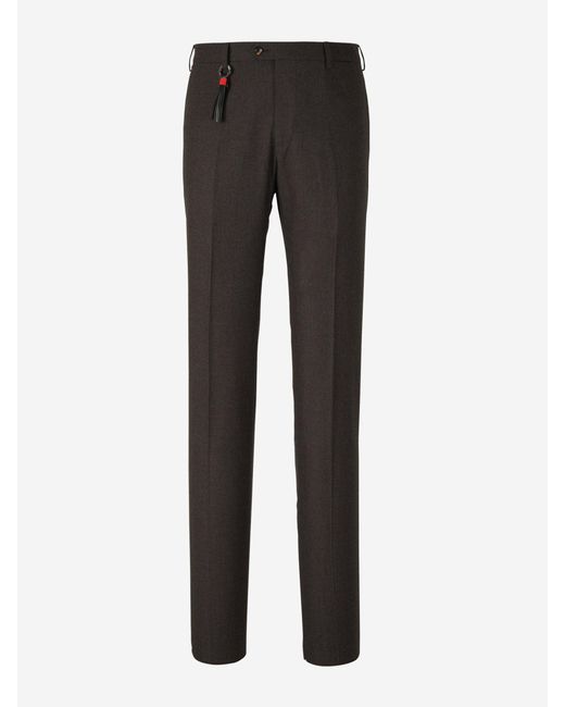 Marco Pescarolo Black Cashmere Dressy Pants for men